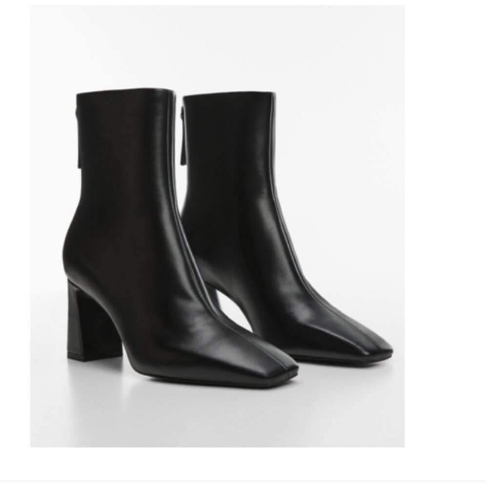 Women's Mango Leather Ankle Boots